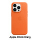 Apple Leather Case with MagSafe for iPhone 14 Pro - Orange