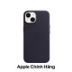 Apple Leather Case with MagSafe for iPhone 14 - Ink