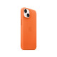 Apple Leather Case with MagSafe for iPhone 14 - Orange