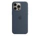Apple Silicon Case with MagSafe for iPhone 15 Pro Max - Storm Blue