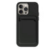 Case Mipow Card Bag TPU Leather Case For iPhone 15 Pro Max 6.7 Inch 2023 - Dark Grey