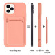 Case Mipow Card Bag TPU Leather Case For iPhone 15 Pro Max 6.7 Inch 2023 - Pink