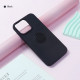 Case Mipow Ring Stand TPU Leather Case For iPhone 15 Pro Max 6.7 Inch 2023 - Black