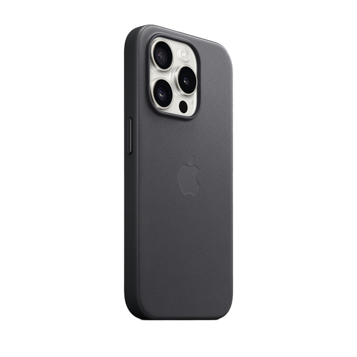 Apple FineWoven Case With Magsafe For iPhone 15 Pro - Black