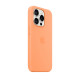 Apple Silicon Case with MagSafe for iPhone 15 Pro - Orange Sorbet