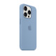Apple Silicon Case with MagSafe for iPhone 15 Pro - Winter Blue