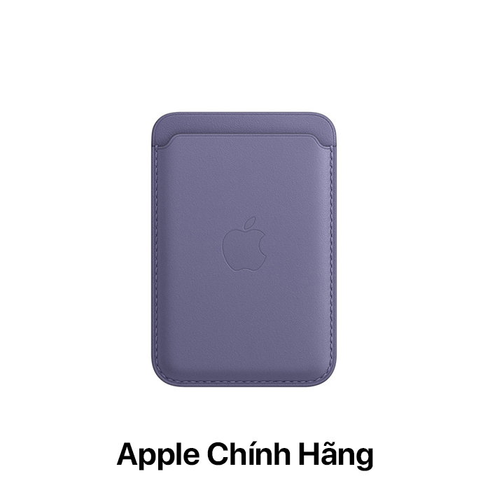 iPhone Leather Wallet with MagSafe - Wisteria