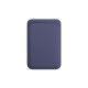 iPhone Leather Wallet with MagSafe - Purple
