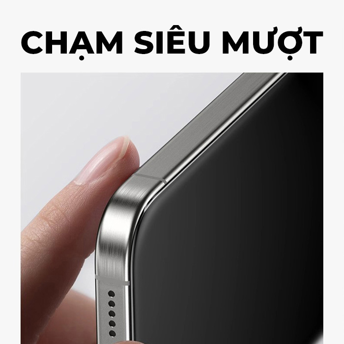 Dán Cường Lực Chống Nhìn Trộm iPhone 16 Plus Mipow Kingbull Anti-Spy Premium HD (2.7D)