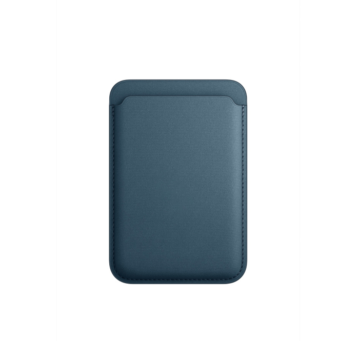 iPhone Leather Wallet with MagSafe - Blue