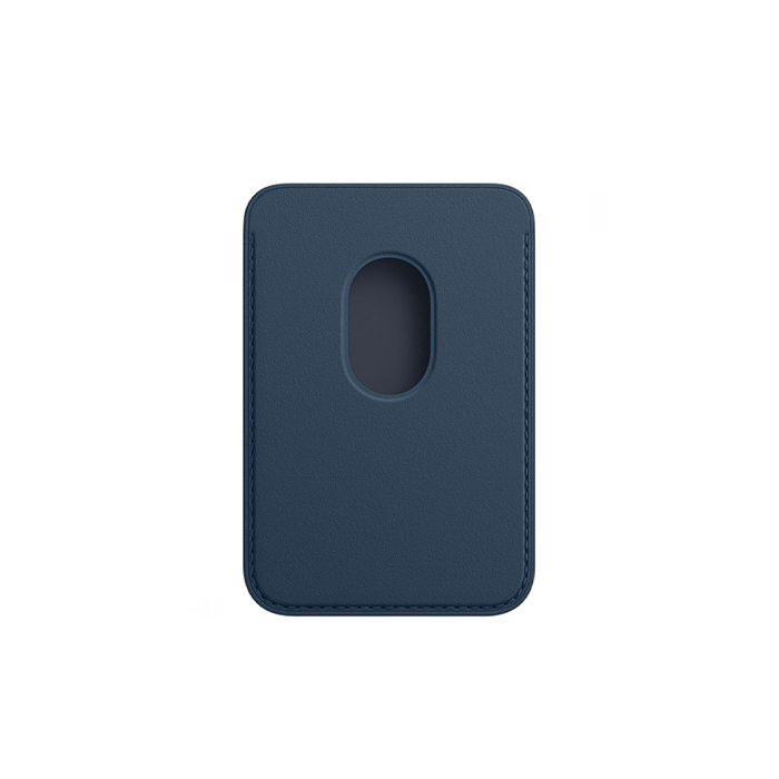 iPhone Leather Wallet with MagSafe - Indigo Blue