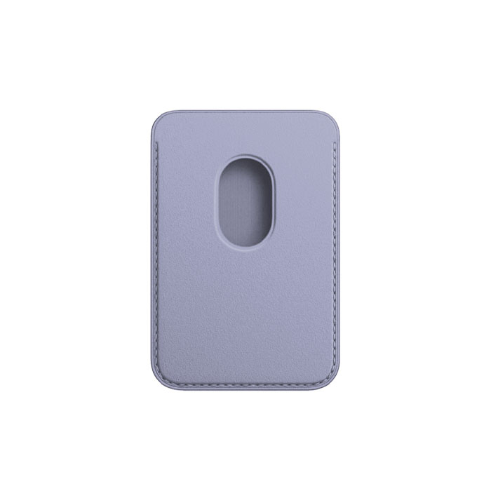 iPhone Leather Wallet with MagSafe - Light Purple