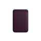 iPhone Leather Wallet with MagSafe - Purple Cherry