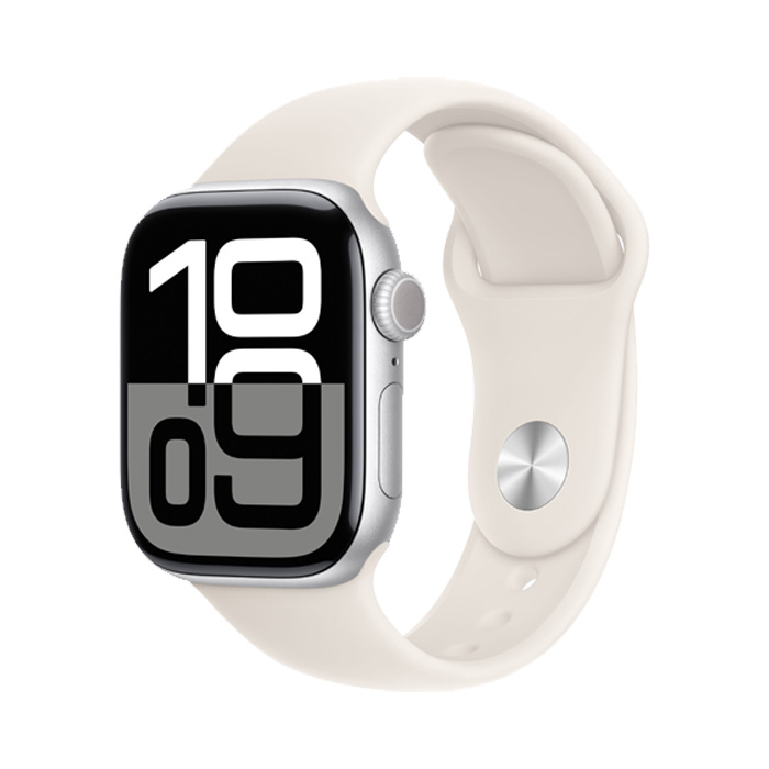 Apple Watch Series 10 GPS + Cellular 46MM Silver Aluminum