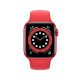 Apple Watch Series 6 GPS+Cellular 44MM Red Aluminum Case With Red Sport Band