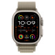 Apple Watch Ultra 2 GPS + Cellular 49MM Titanium - Olive Alpine Loop MREY3