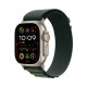 Apple Watch Ultra 2 GPS + Cellular 49MM Natural Titanium - Dark Green Alpine Loop