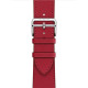 Apple Watch Band Rouge Piment Swift Leather Single Tour