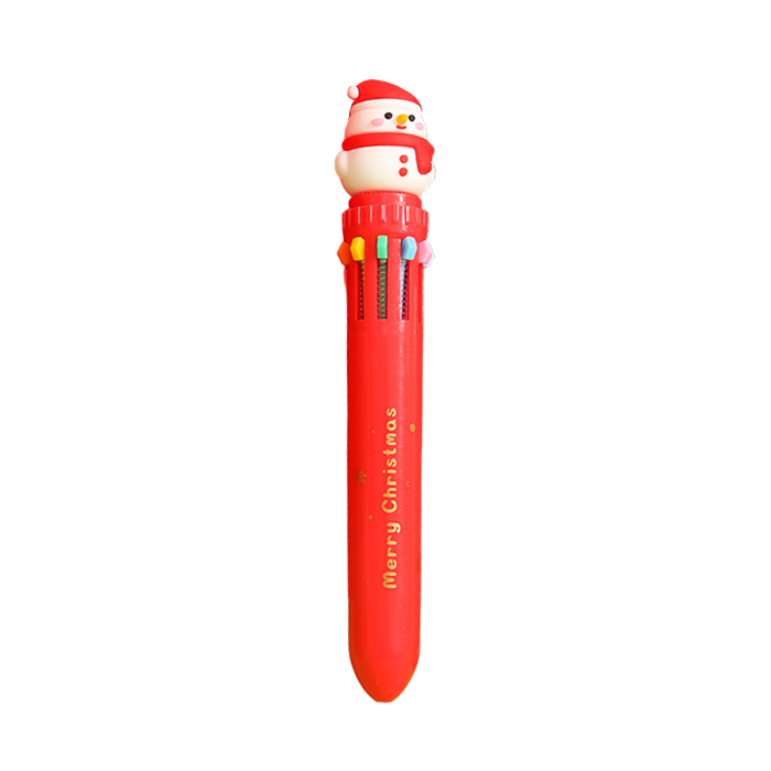 Bút Bi 10 Màu Christmas - 10 Color Ball Pen (1 Cây)