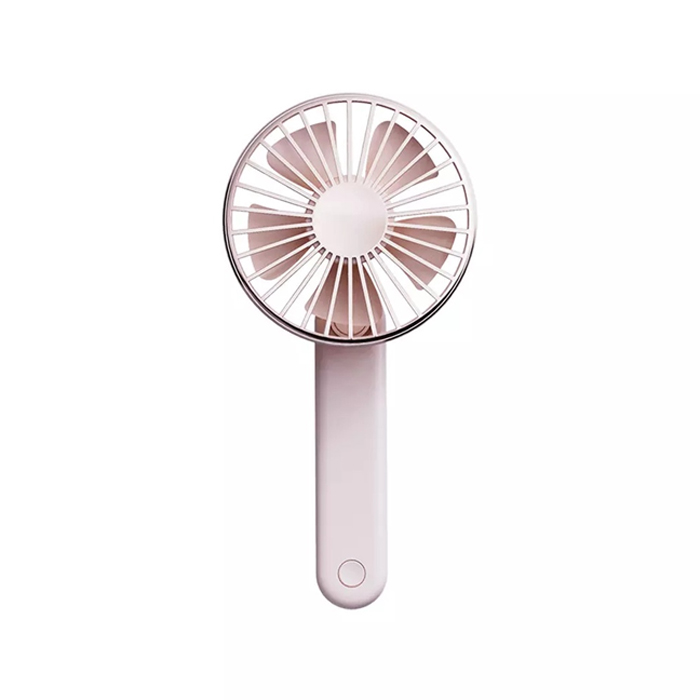 Quạt Mini Cầm Tay Gấp Gọn Xiaomi Qualitell Folding Fan 2.000mAh - Pink