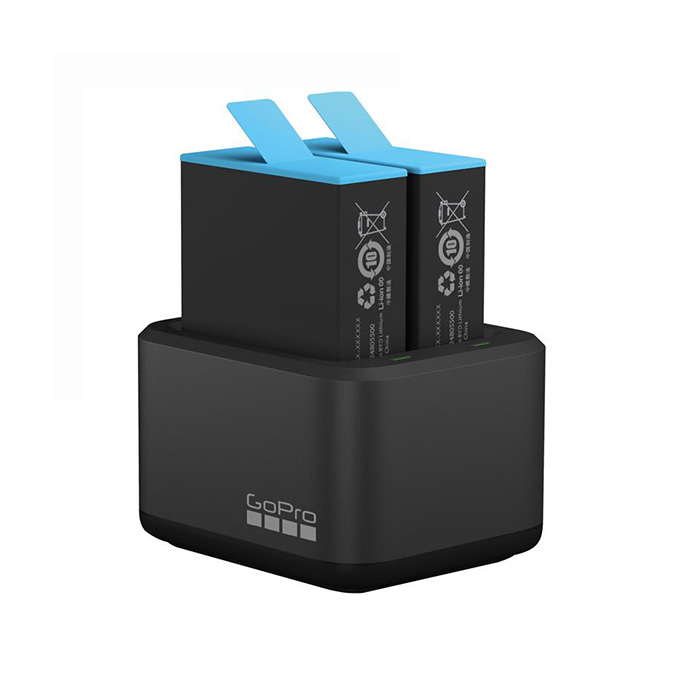 Bộ sạc pin GoPro Dual Battery Charger + Battery cho Hero 9/Max