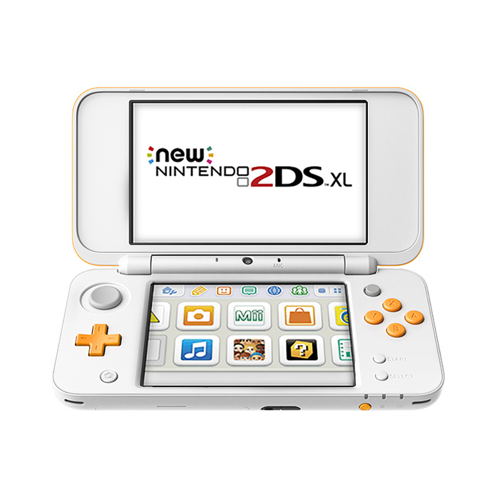 New Nintendo 2DS XL White X Orange