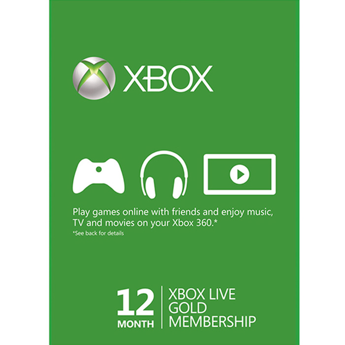 Xbox Live Gold Membership 12 Months Digital Code (Global)