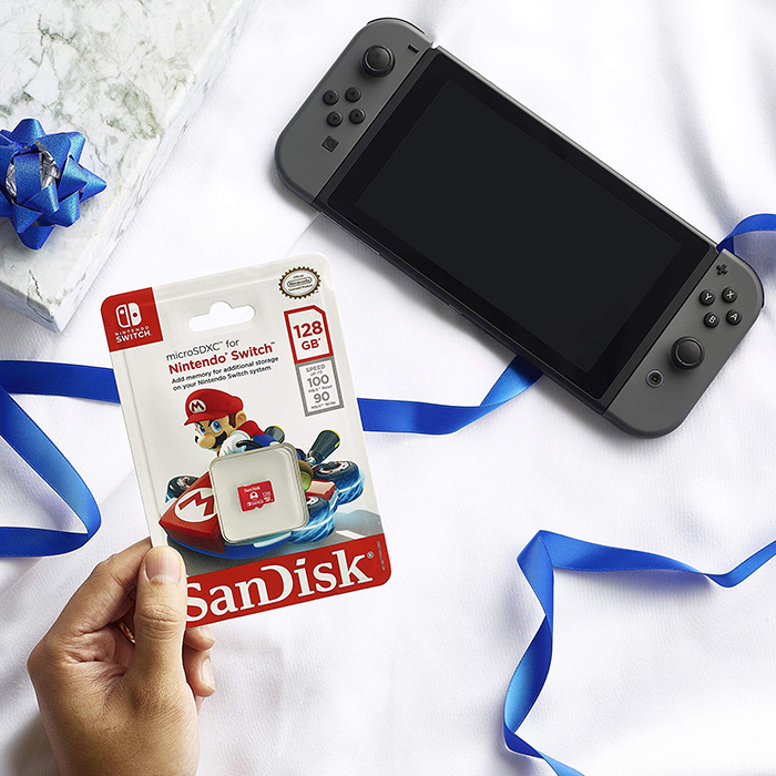 SanDisk Micro SD Card SDXC for Nintendo Switch/Switch Lite/Switch OLED - 128GB