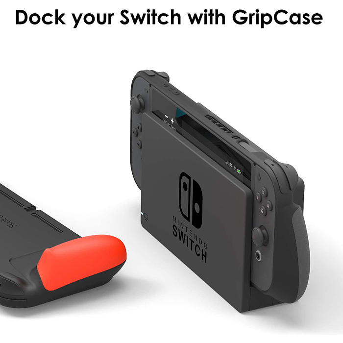 GripCase Set for Nintendo Switch - Neon Red & Blue