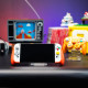 Skull & Co. NeoGrip Set for Nintendo Switch - Gamecube Orange