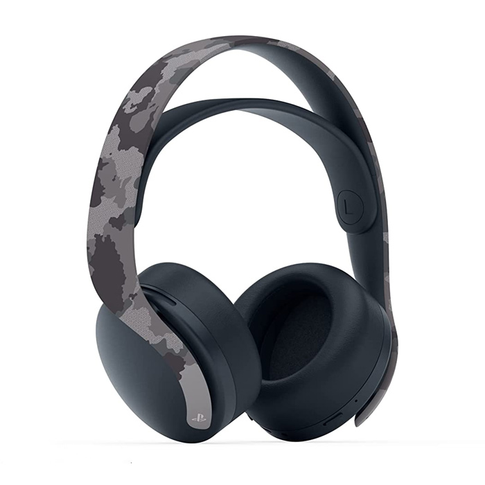 Pulse 3D Wireless Headset Gray Camouflage