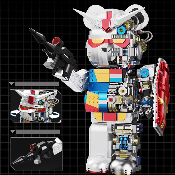 Mô hình lắp ghép - Bear Robot - Gundam 18802