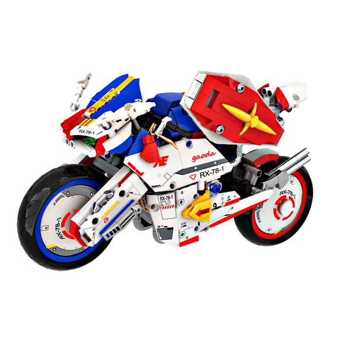 Mô hình lắp ghép - RX78 Gundam Motorcycle - 5009
