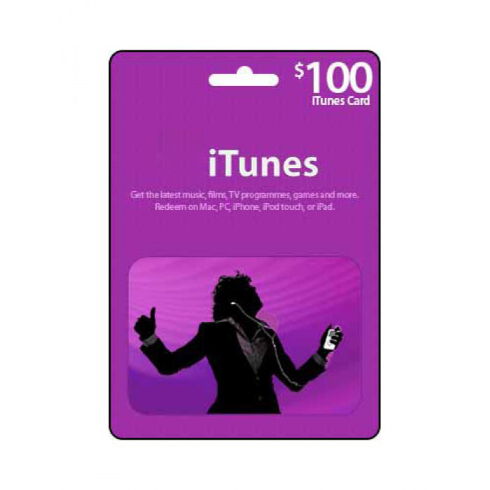 iTunes Gift Card 100$ US