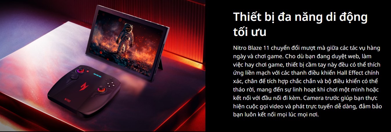 Acer Nitro Blaze 11 Thiết Kế