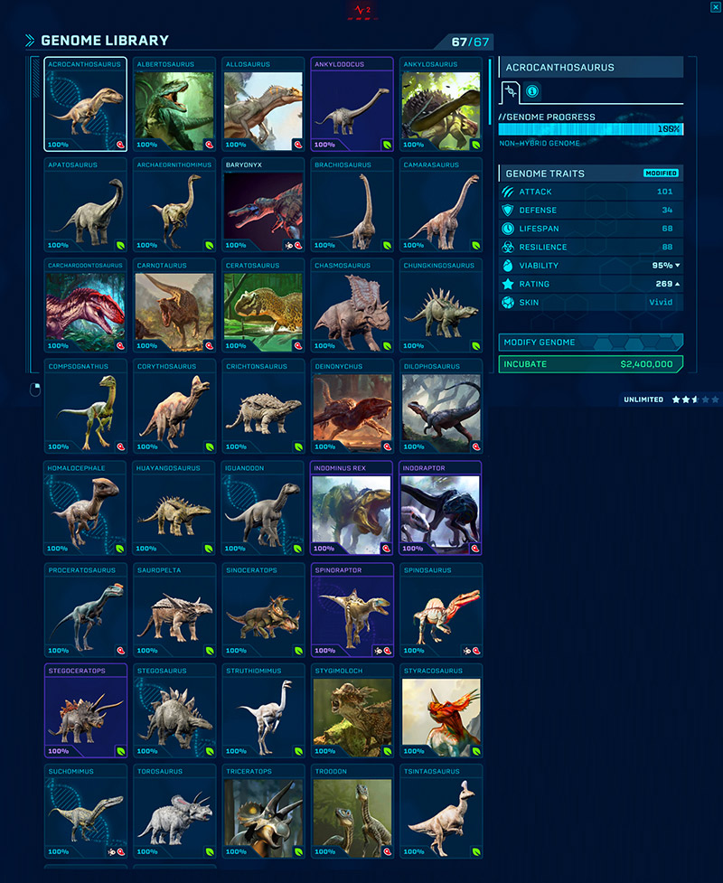Jurassic World Evolution 2<