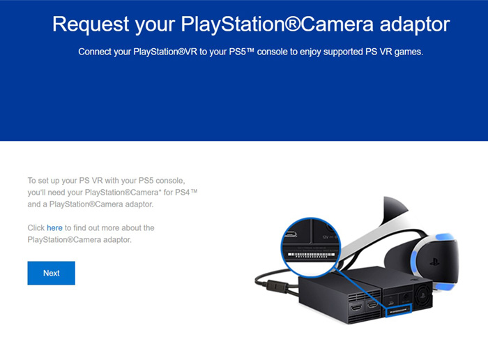 Hướng dẫn cách nhận PlayStation Camera adaptor miễn phí