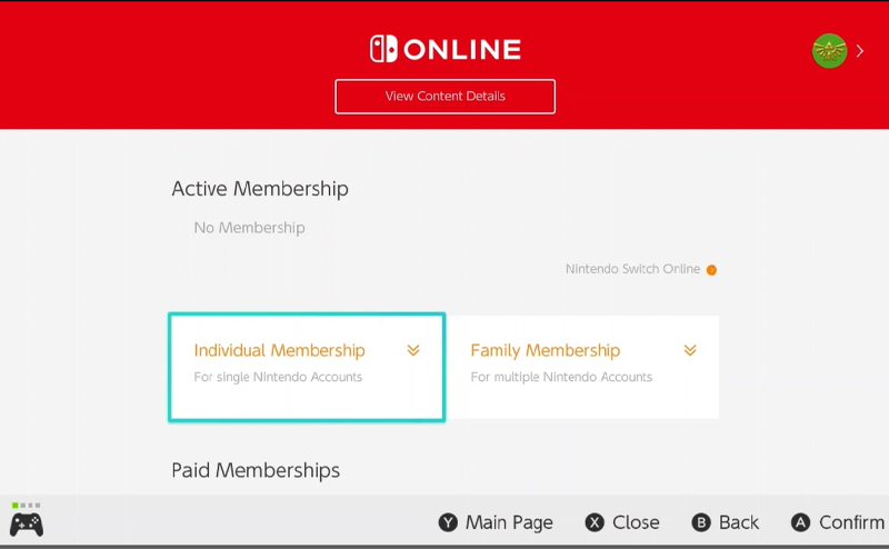 Hướng dẫn đăng ký dịch vụ Nintendo Switch Online Membership trên máy Switch