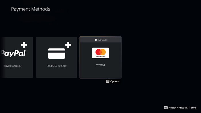 Hướng dẫn mua game trên PS5 bằng thẻ VISA/Mastercard và Gift Card