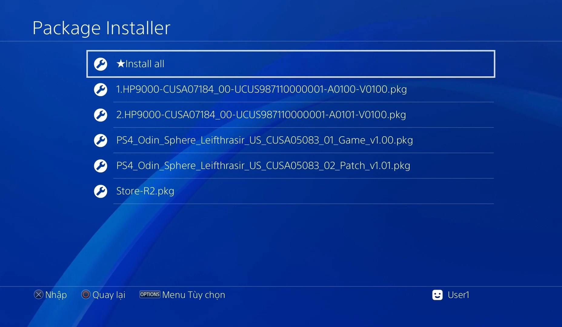 Cài game cho máy PS4 unlock firmware - 3 