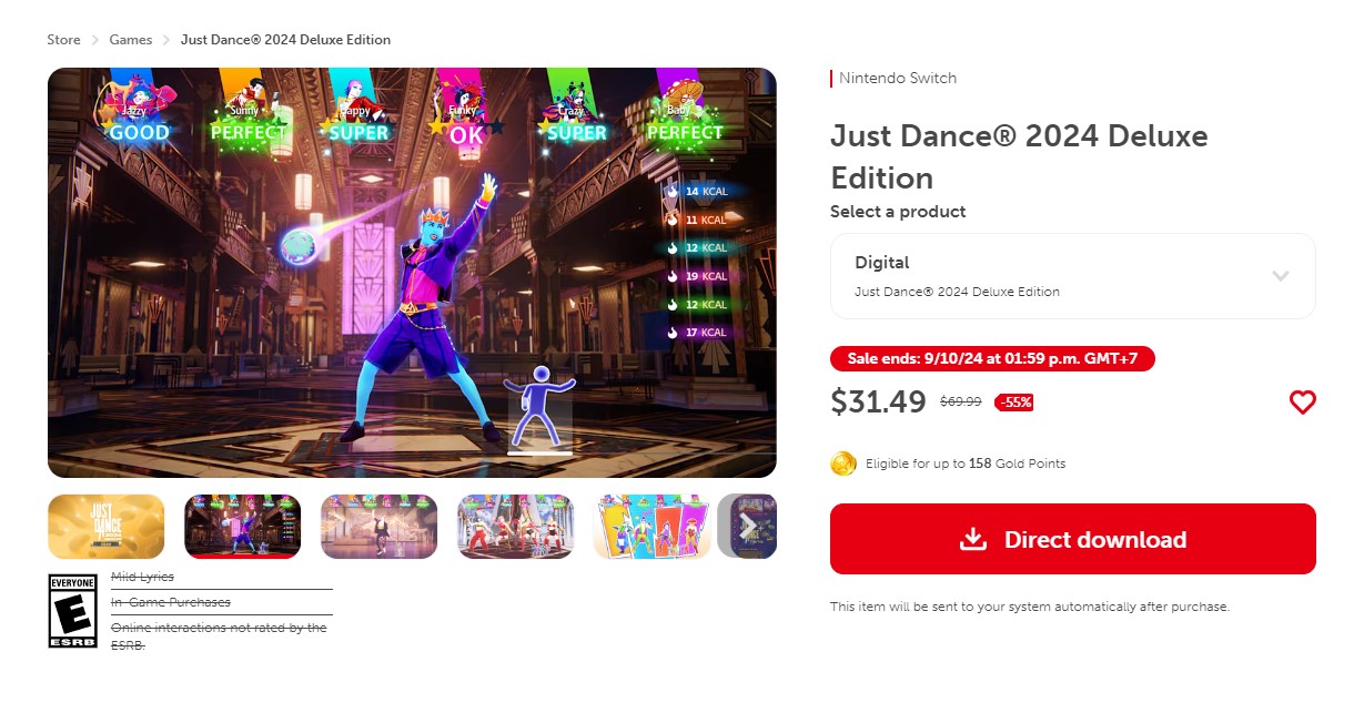 Just Dance 2024 trên Nintendo Switch