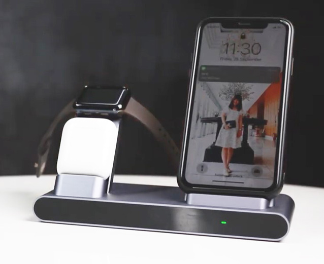 Wiwu Power Air Fast 3 in 1 Wireless Charging Station