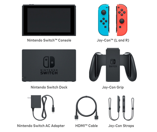 Công dụng của từng món phụ kiện đi kèm theo máy Nintendo Switch