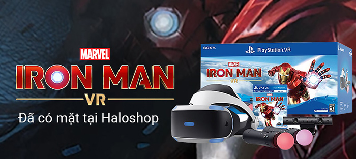 Trải nghiệm bộ sản phẩm Playstation VR Iron Man VR Bundle