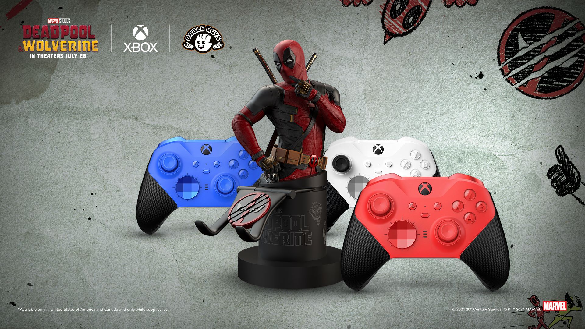 Microsoft Ra Mắt Tay Cầm Xbox Siêu Vòng Ba Của Deadpool