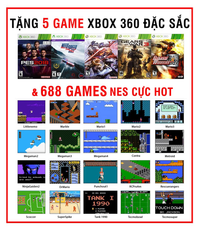 List game Xbox 360 Slim