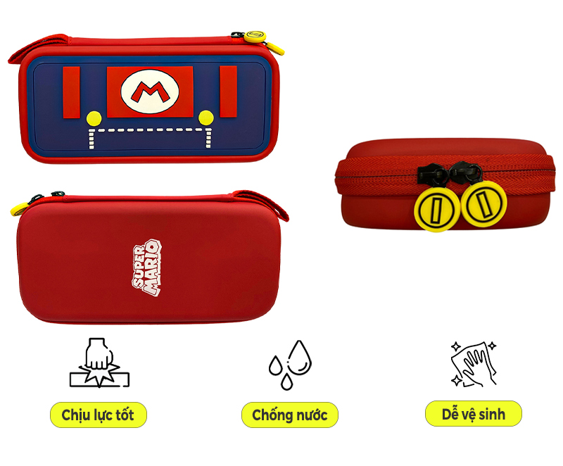 Nintendo Switch Oled Hard Pouch - Mario Question Mark