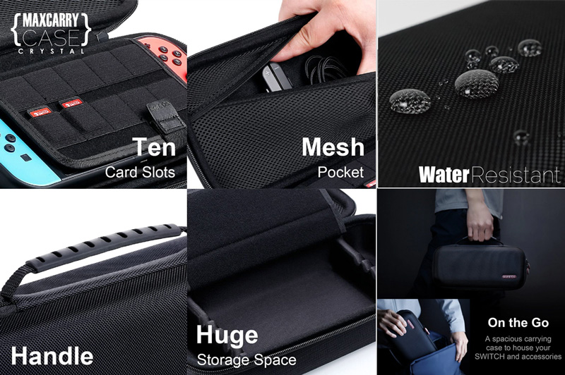 Skull & Co. NeoGrip + MaxCarry Case for Nintendo Switch