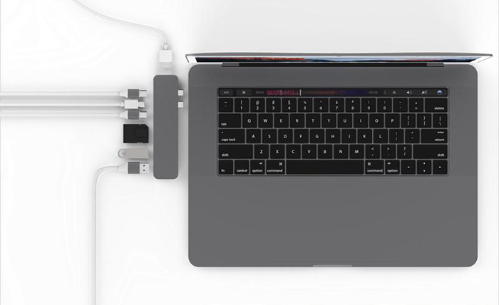 HyperDrive PRO 8-in-2 Hub for USB-C MacBook Pro