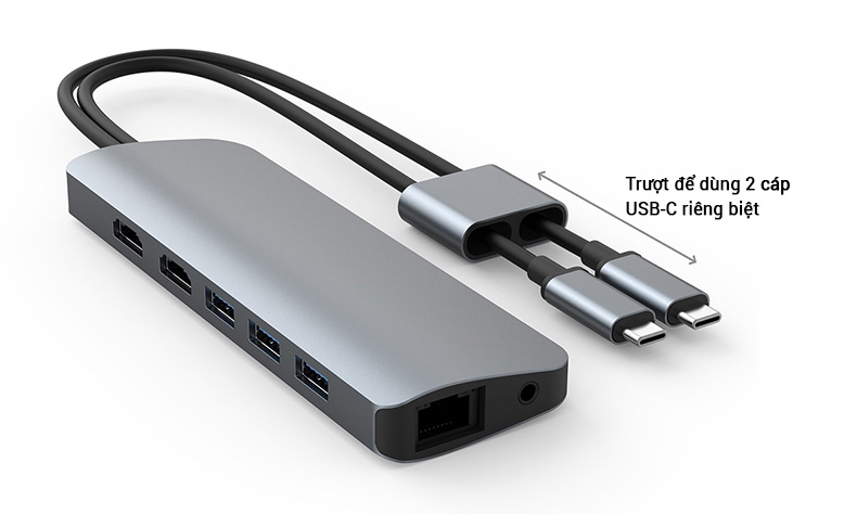 HyperDrive Vibe 10-in-2 USB-C 4K60Hz Hub